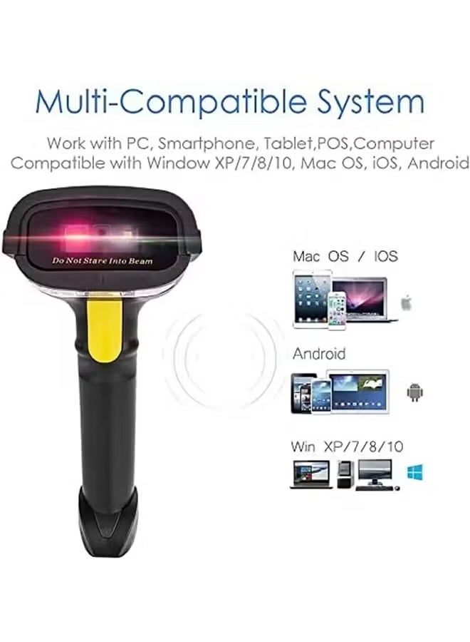 Netum Wireless 2D QR NT-1228BL Barcode Scanner Bluetooth Bar Code Reader 2D Scanner For Mobile Payment - Image 3